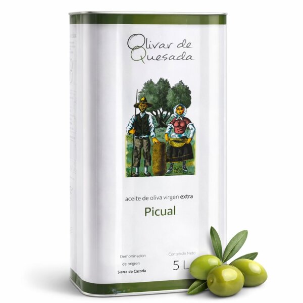 5L Olivenöl aus Spanien, Picual Oliven,Extra Nativ, Olivar de Quesada