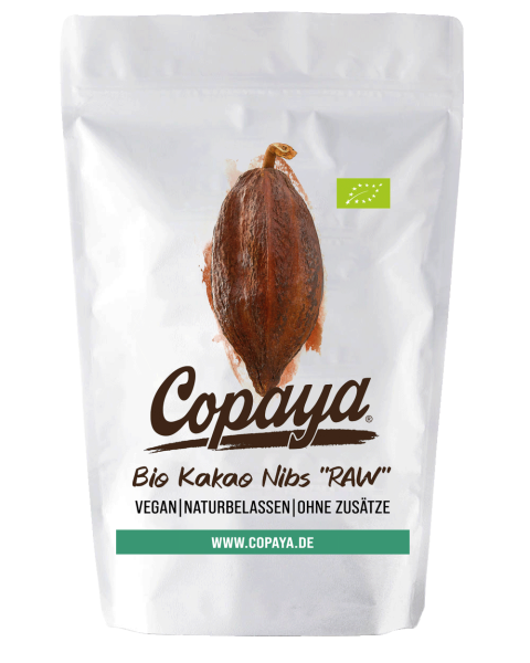 250g Bio Roh Kakaonibs Naturbelassen von Copaya