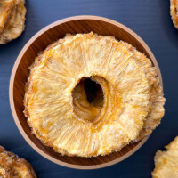 800g Ananas Ringe, sonnengetrocknet, unbehandelt von Copaya