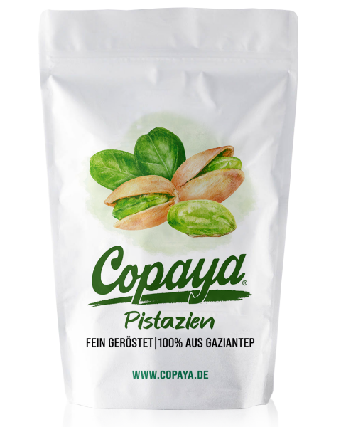 800g Pistazien, geröstet & gesalzen aus Gaziantep von Copaya