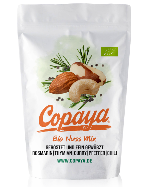 800g Bio Nussmix geröstet und fein gewürzt von Copaya