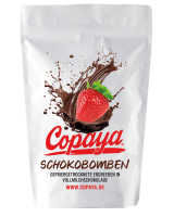 Schokobombe Erdbeeren in Vollmilchschokolade von Copaya