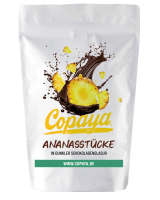 500g Ananasstücke in dunkler Schokoladenglasur von...