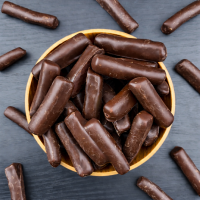 200g Ingwer-Stäbchen in Zartbitterschokolade von Copaya