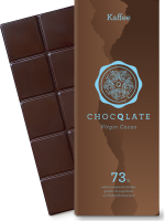 3 x 75g Bio Schokolade mit Kaffee - 73% Kakao von CHOCQLATE