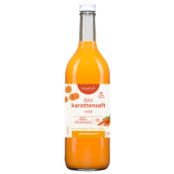 Bio Karotten Direktsaft von Gewusst Wie