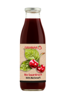 750ml Bio Sauerkirsche Direktsaft von Granar Bio