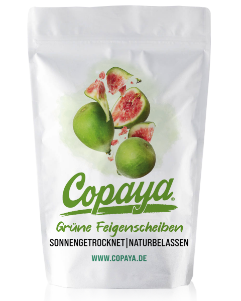 Feigen-Scheiben, grüne Feigen-Chips von Copaya