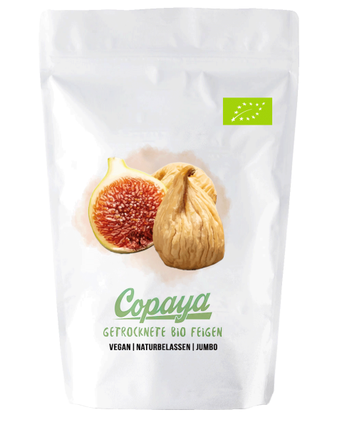 800g Getrocknete Bio Feigen von Copaya (Ernte 2024)