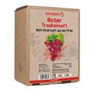 5 Liter-Box roter Traubensaft aus der Pfalz (Ernte 2025)